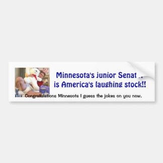 Minnesota Joke Bumpersticker