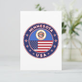 Minnesota Kaart (Staand voorkant)