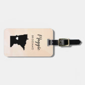 Minnesota kaart Bagagelabel, bruiloft welkom Bagagelabel (Voorkant horizontaal)