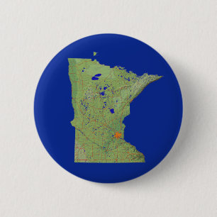 Minnesota kaart Button
