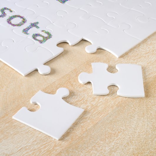 Minnesota-kaart Legpuzzel (Zijkant)