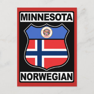 Minnesota Kaarten Noorse Amerikaanse Post