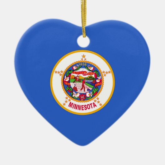 Minnesota Keramisch Ornament (Voorkant)