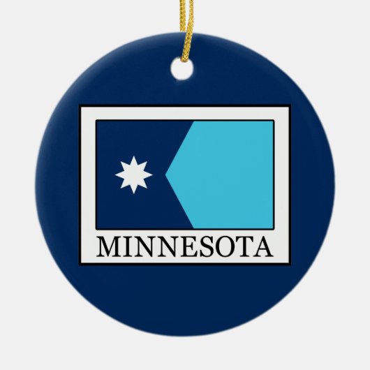 Minnesota Keramisch Ornament (Voorkant)