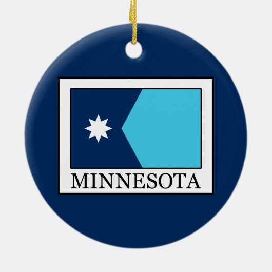 Minnesota Keramisch Ornament (Achterkant)