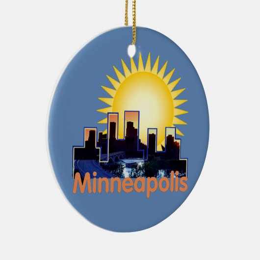 Minnesota Keramisch Ornament (Rechts)