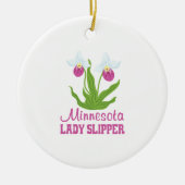 Minnesota Lady Slipper Keramisch Ornament (Voorkant)