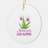 Minnesota Lady Slipper Keramisch Ornament (Links)