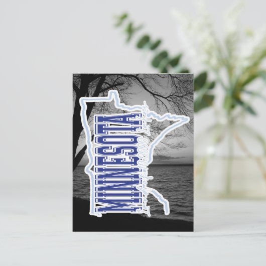 Minnesota Lake Briefkaart (Staand voorkant)