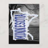 Minnesota Lake Briefkaart (Voorkant)