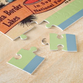 Minnesota Lakes Kaart Mok Legpuzzel (Zijkant)