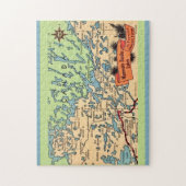 Minnesota Lakes Kaart Mok Legpuzzel (Verticaal)