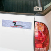 Minnesota land Loon Bumpersticker (Op Truck)