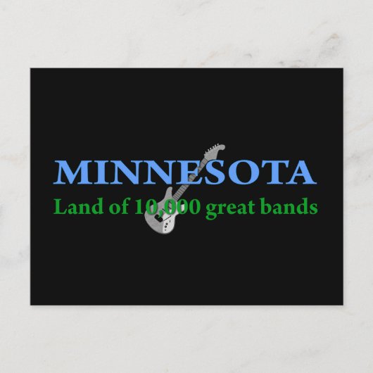 Minnesota - Land met 10.000 Banden Briefkaart (Voorkant)