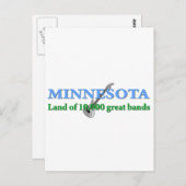Minnesota - Land met 10.000 Banden Briefkaart (Voorkant / Achterkant)