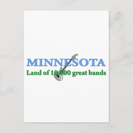 Minnesota - Land met 10.000 Banden Briefkaart (Voorkant)