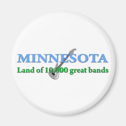 Minnesota - Land met 10.000 Banden Magneet (Voorkant)