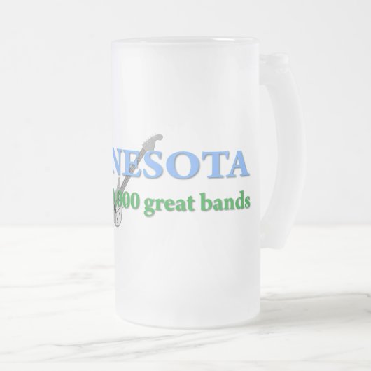 Minnesota - Land met 10.000 Banden Matglas Bierpul (Voorkant rechts)