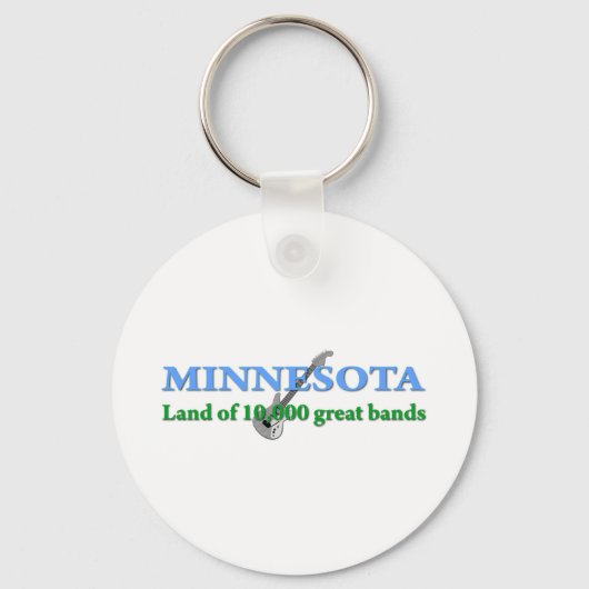 Minnesota - Land met 10.000 Banden Sleutelhanger (Voorkant)