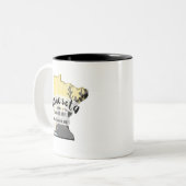 Minnesota, Land van 10.000 meren.. | Tweekleurige Koffiemok (Voorkant links)