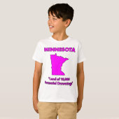 Minnesota - Land van 10.000 Potentiële Verdrinking T-shirt (Voorkant volledig)