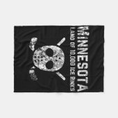 Minnesota Land Van 10 Fleece Deken (Voorkant (Horizontaal))