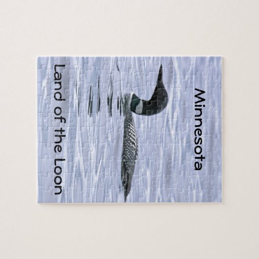 Minnesota Land van de Loon Legpuzzel (Horizontaal)