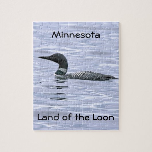 Minnesota Land van de Loon Legpuzzel (Verticaal)