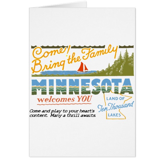 Minnesota - Land van Tien Duizenden Meren (Voorkant)