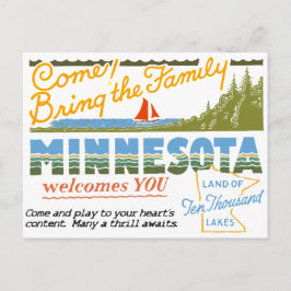 Minnesota - Land van Tien Duizenden Meren Briefkaart