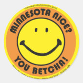 Minnesota Leuk je Betcha Stickers (Voorkant)