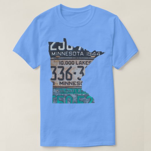 Minnesota  Licence Borden T-shirt (Design voorkant)