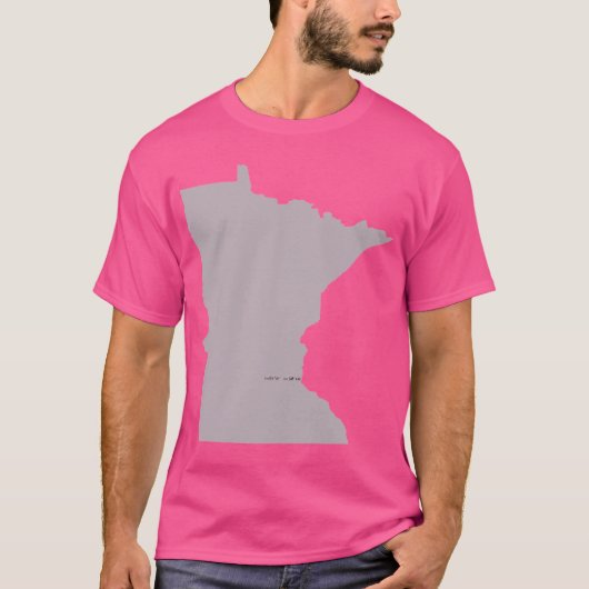 Minnesota Liefde in Mauve Actief T-shirt (Voorkant)