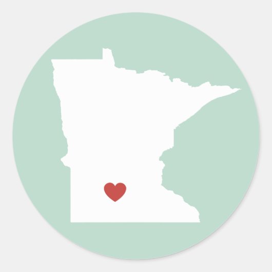Minnesota Liefde - Sticker (Voorkant)