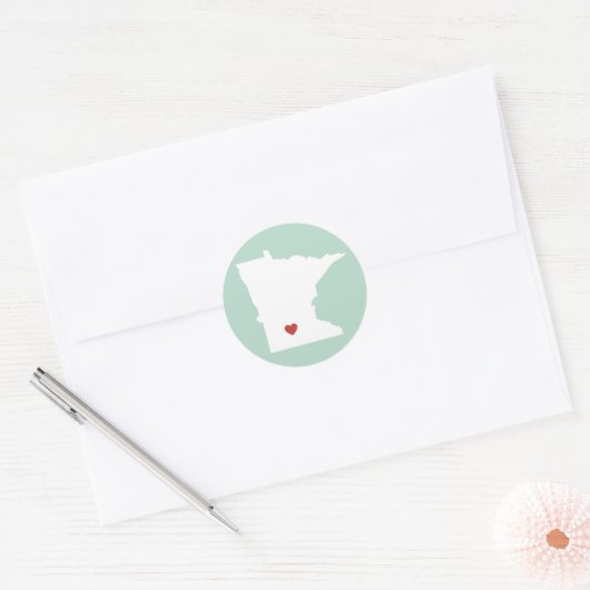 Minnesota Liefde -  Sticker (Envelop)