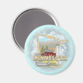 Minnesota Lighthouse magneet (Voorkant / Achterkant)