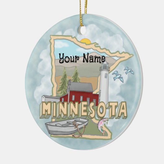 Minnesota Lighthouse ornament (Links)