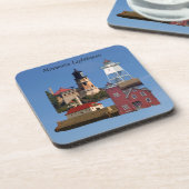 Minnesota Lighthouses-onderzetter Bier Onderzetter (Linkerzijde)