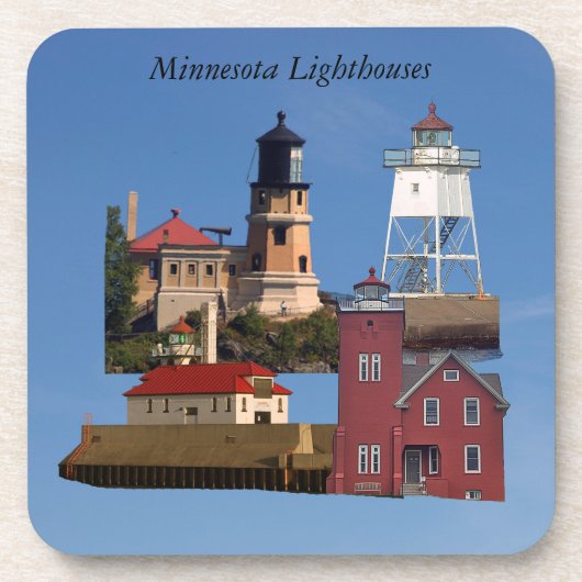 Minnesota Lighthouses-onderzetter Bier Onderzetter (Voorkant)