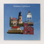 Minnesota Lighthouses puzzel (Verticaal)
