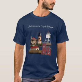 Minnesota Lighthouses shirt witte belettering