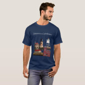 Minnesota Lighthouses shirt witte belettering (Voorkant volledig)