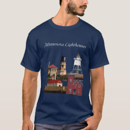 Minnesota Lighthouses shirt witte belettering