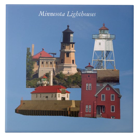 Minnesota Lighthouses Tegel Tegeltje (Voorkant)