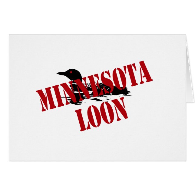 Minnesota Loon (Voorkant Horizontaal)