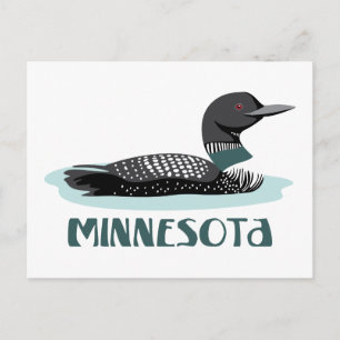 Minnesota Loon Briefkaart