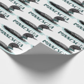 Minnesota Loon Cadeaupapier (Hoek)