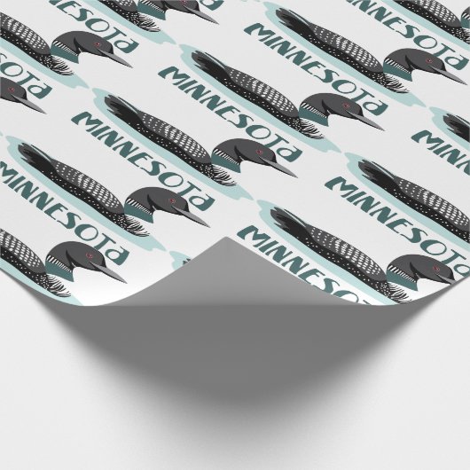 Minnesota Loon Cadeaupapier (Hoek)