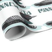 Minnesota Loon Cadeaupapier (Rol Hoek)