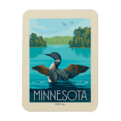 Minnesota | Loon Magneet (Verticaal)
